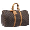 LOUIS VUITTON Monogram Keepall 45 Boston Bag M41428 LV Auth 209525A