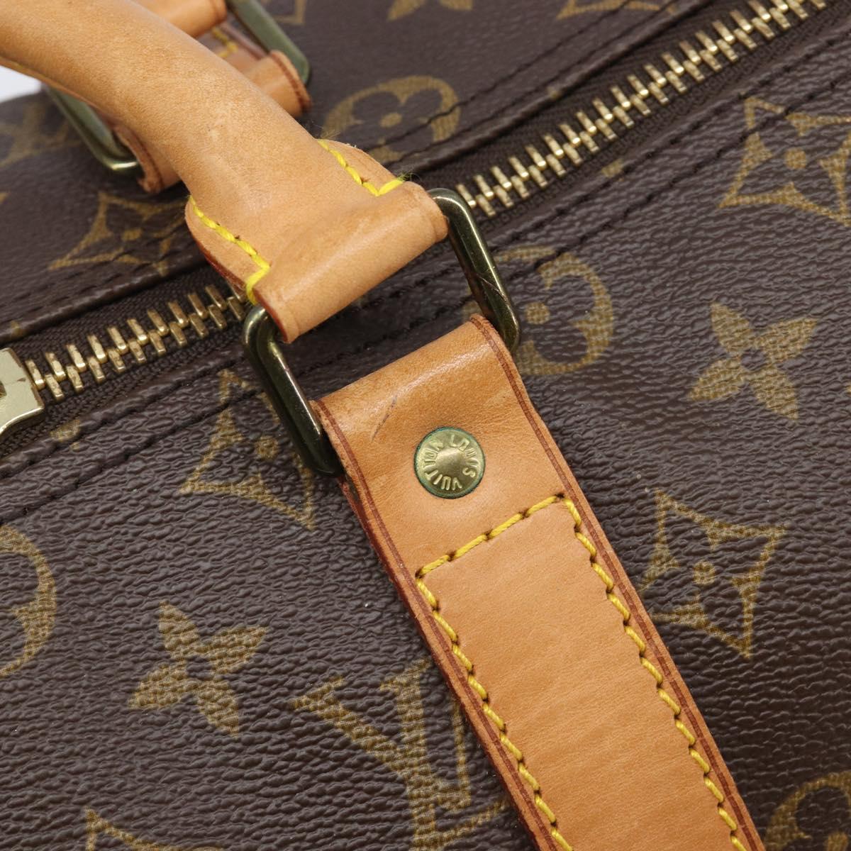 LOUIS VUITTON Monogram Keepall 45 Boston Bag M41428 LV Auth 209525A