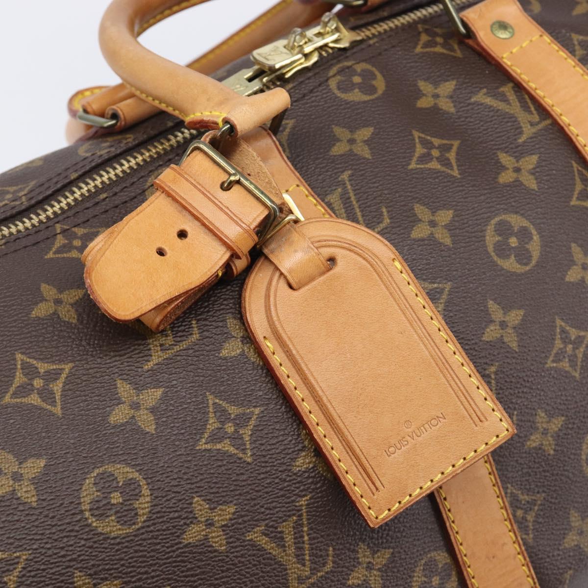 LOUIS VUITTON Monogram Keepall 45 Boston Bag M41428 LV Auth 209525A