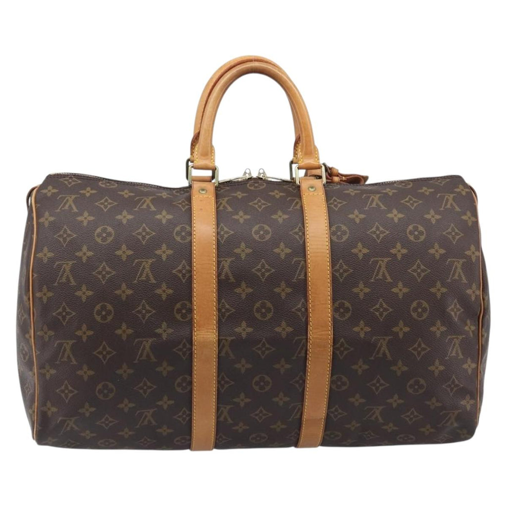 LOUIS VUITTON Monogram Keepall 45 Boston Bag M41428 LV Auth 209525A