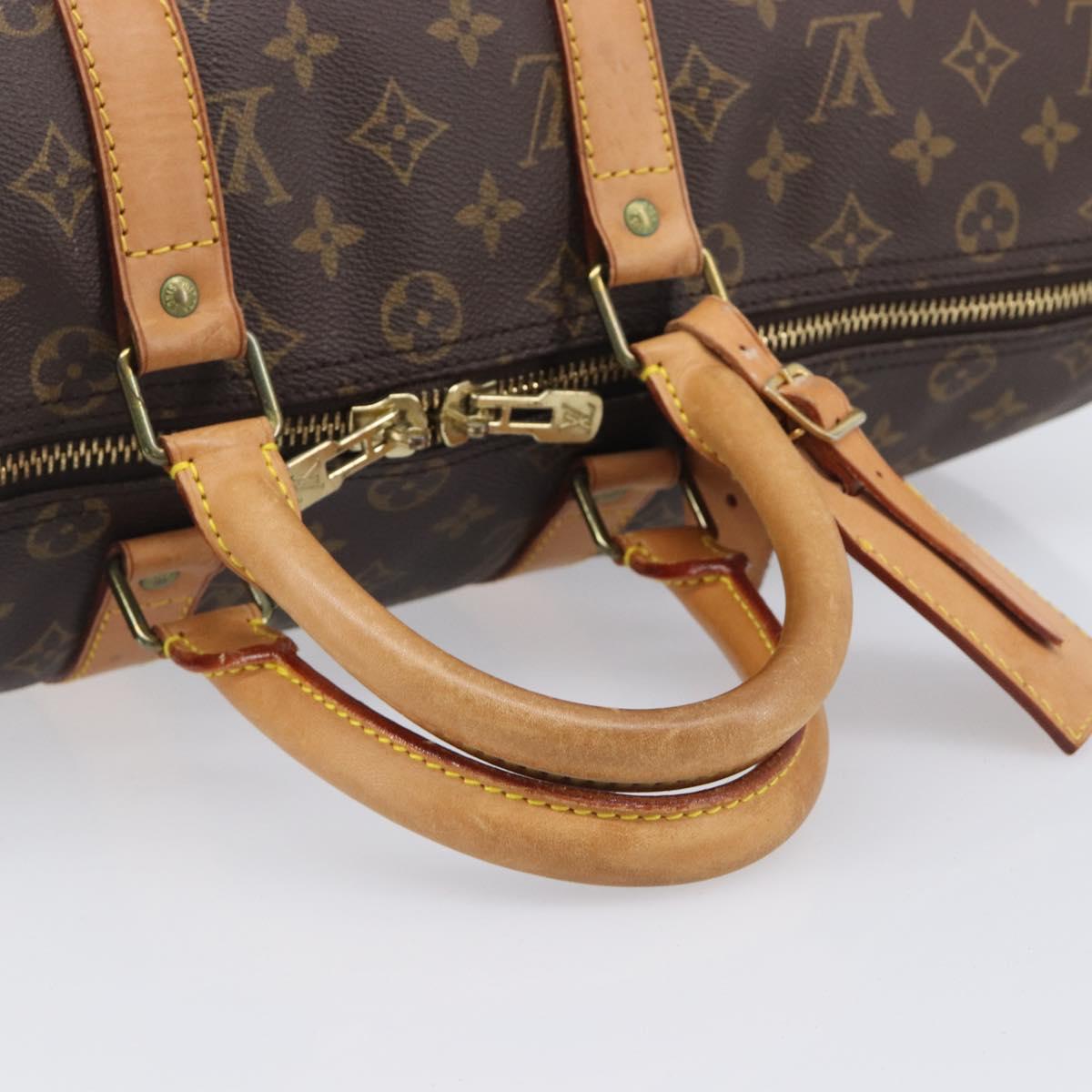 LOUIS VUITTON Monogram Keepall 45 Boston Bag M41428 LV Auth 209525A