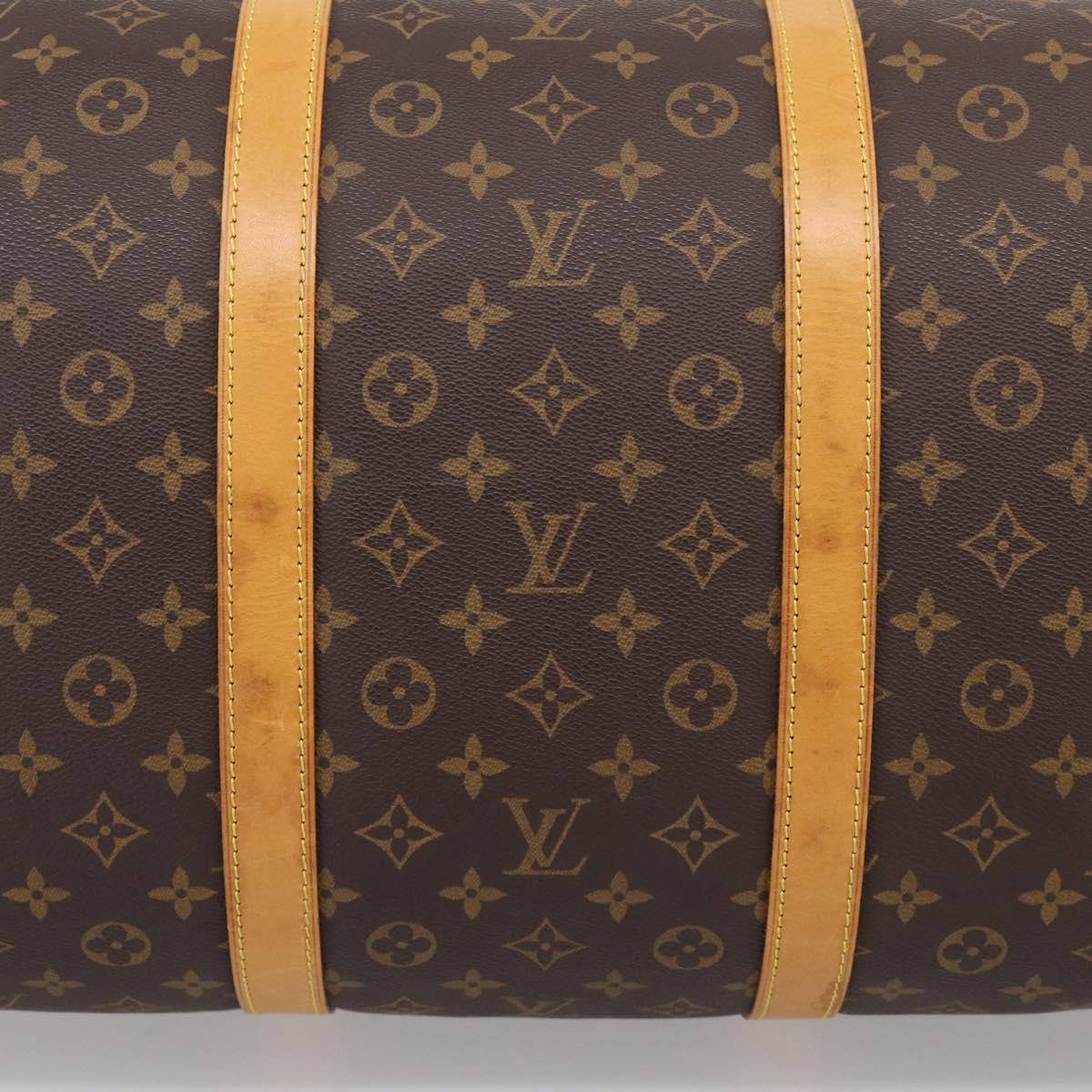 LOUIS VUITTON Monogram Keepall Bandouliere 60 Boston Bag M41412 LV Auth 209530V