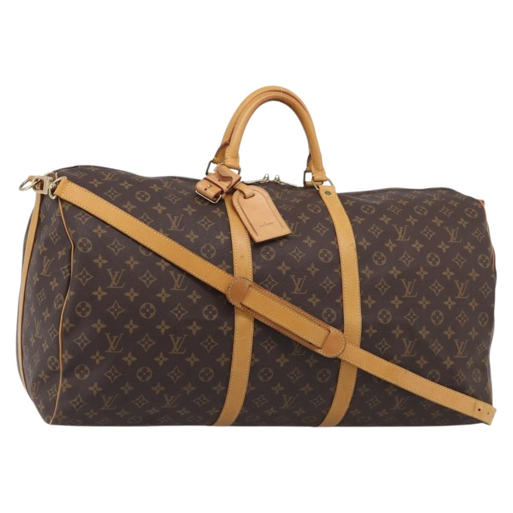 LOUIS VUITTON Monogram Keepall Bandouliere 60 Boston Bag M41412 LV Auth 209530V