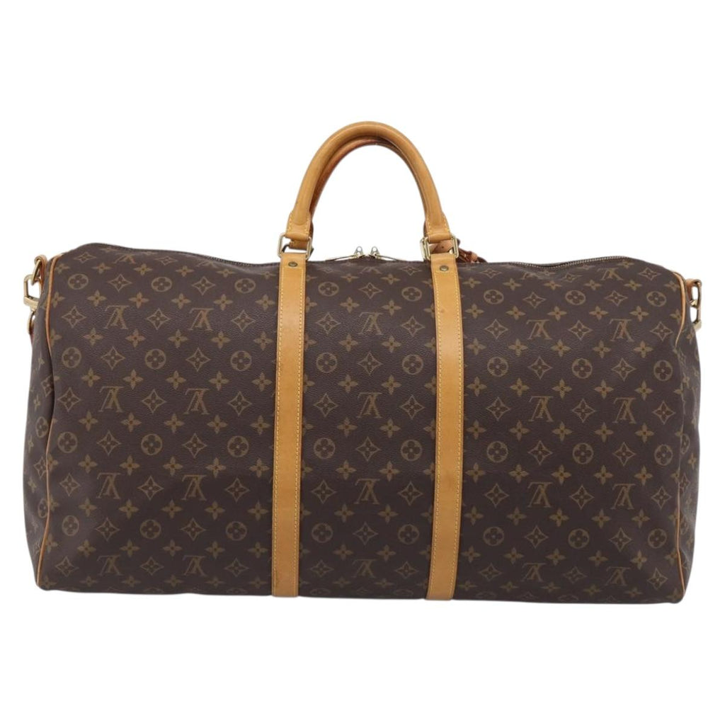 LOUIS VUITTON Monogram Keepall Bandouliere 60 Boston Bag M41412 LV Auth 209530V
