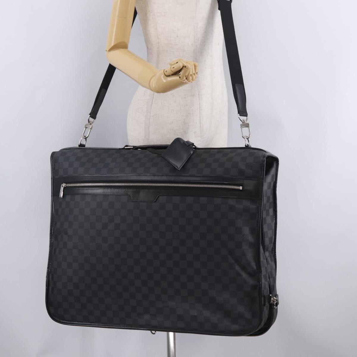 LOUIS VUITTON Damier Graphite Housse Porte Habits Garment Cover LV Auth 209574V