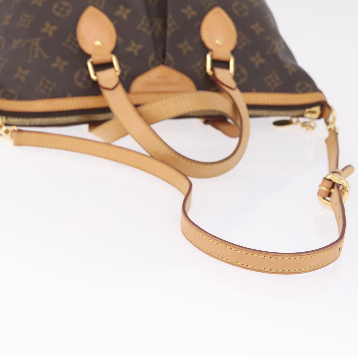LOUIS VUITTON Monogram Palermo PM Tote Bag M40145 LV Auth 209707V