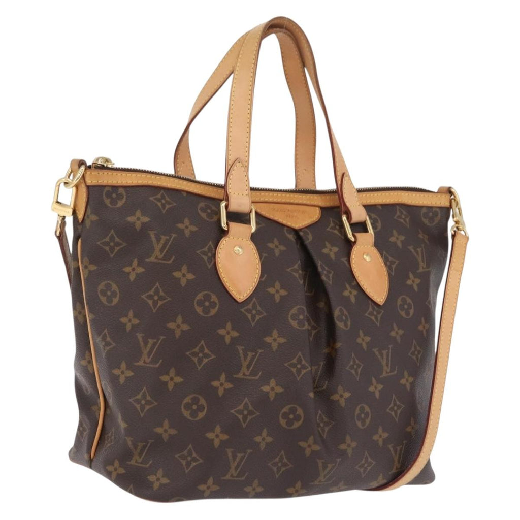 LOUIS VUITTON Monogram Palermo PM Tote Bag M40145 LV Auth 209707V
