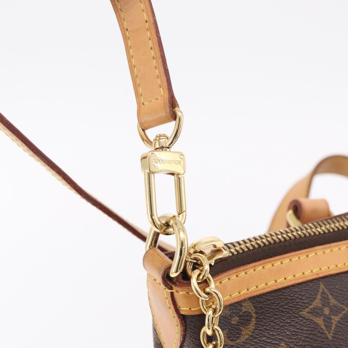 LOUIS VUITTON Monogram Palermo PM Tote Bag M40145 LV Auth 209707V