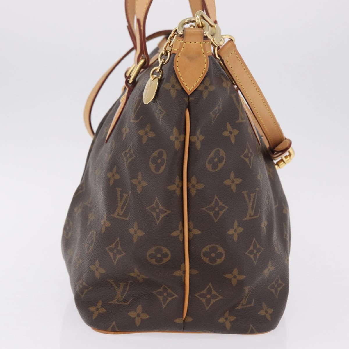 LOUIS VUITTON Monogram Palermo PM Tote Bag M40145 LV Auth 209707V