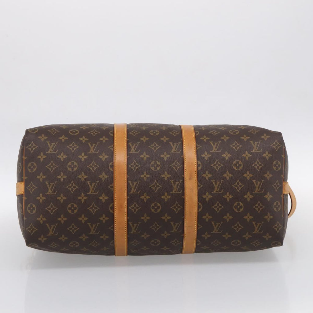 LOUIS VUITTON Monogram Keepall Bandouliere 50 Boston Bag M41416 LV Auth 209898V