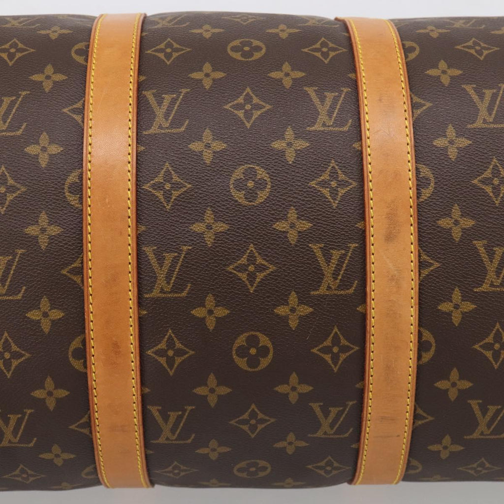 LOUIS VUITTON Monogram Keepall Bandouliere 50 Boston Bag M41416 LV Auth 209898V