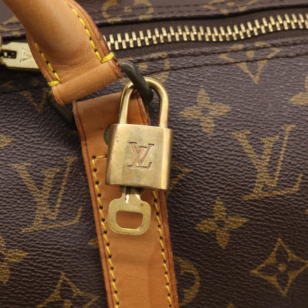 LOUIS VUITTON Monogram Keepall Bandouliere 50 Boston Bag M41416 LV Auth 209898V