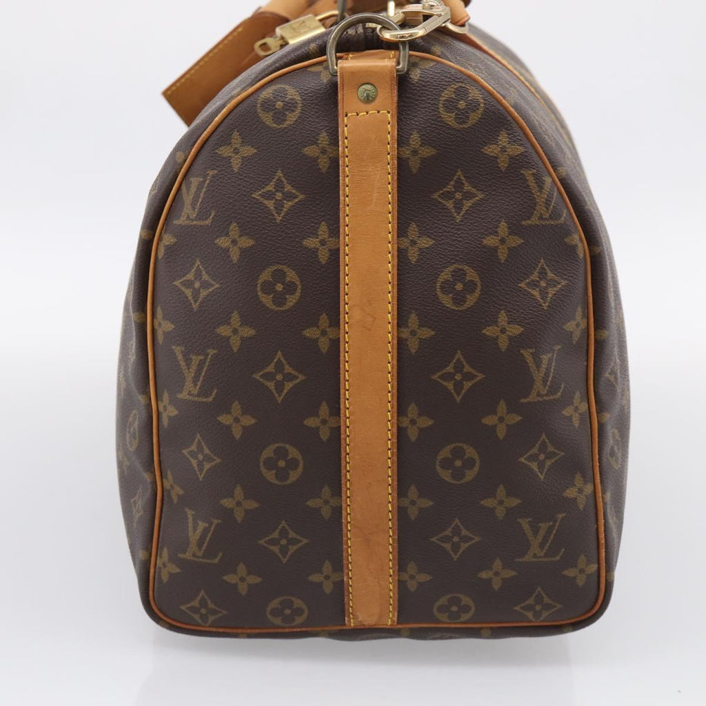 LOUIS VUITTON Monogram Keepall Bandouliere 50 Boston Bag M41416 LV Auth 209898V
