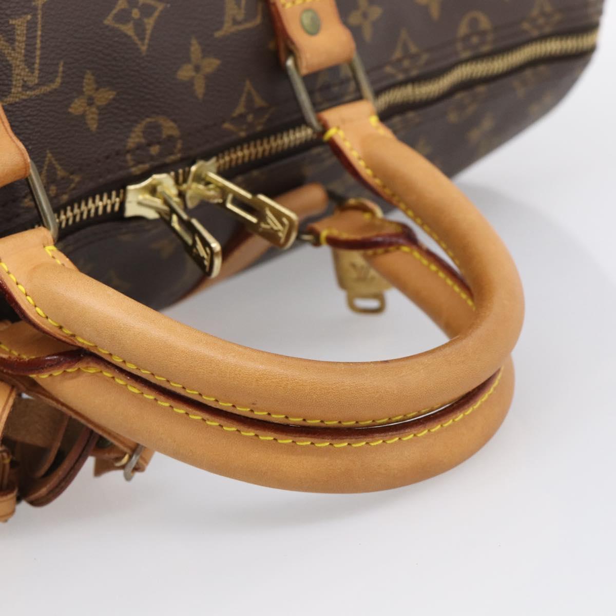 LOUIS VUITTON Monogram Keepall Bandouliere 50 Boston Bag M41416 LV Auth 209898V