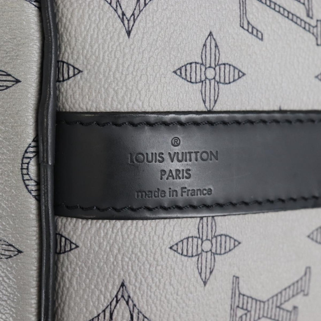 LOUIS VUITTON Monogram Savanna Keepall Bandouliere 45 Bag M54129 Auth 210069V