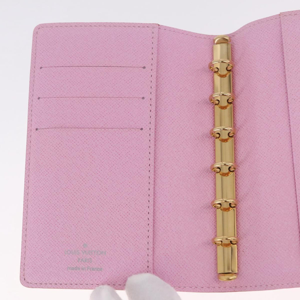 LOUIS VUITTON Monogram Multicolor Agenda PM Day White R21074 LV Auth 210095M