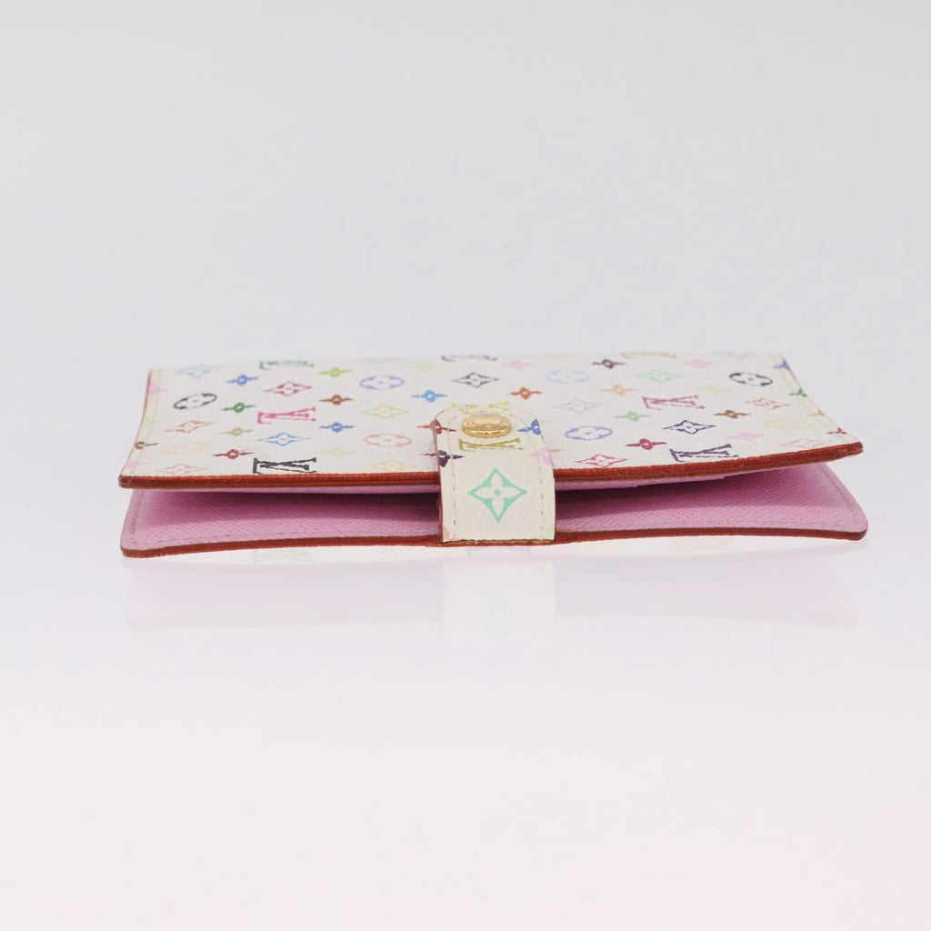 LOUIS VUITTON Monogram Multicolor Agenda PM Day White R21074 LV Auth 210095M