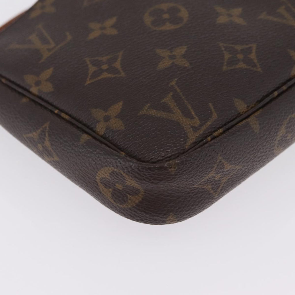 LOUIS VUITTON Monogram Mini Pochette Accessoires Pouch N41667 LV Auth 210104