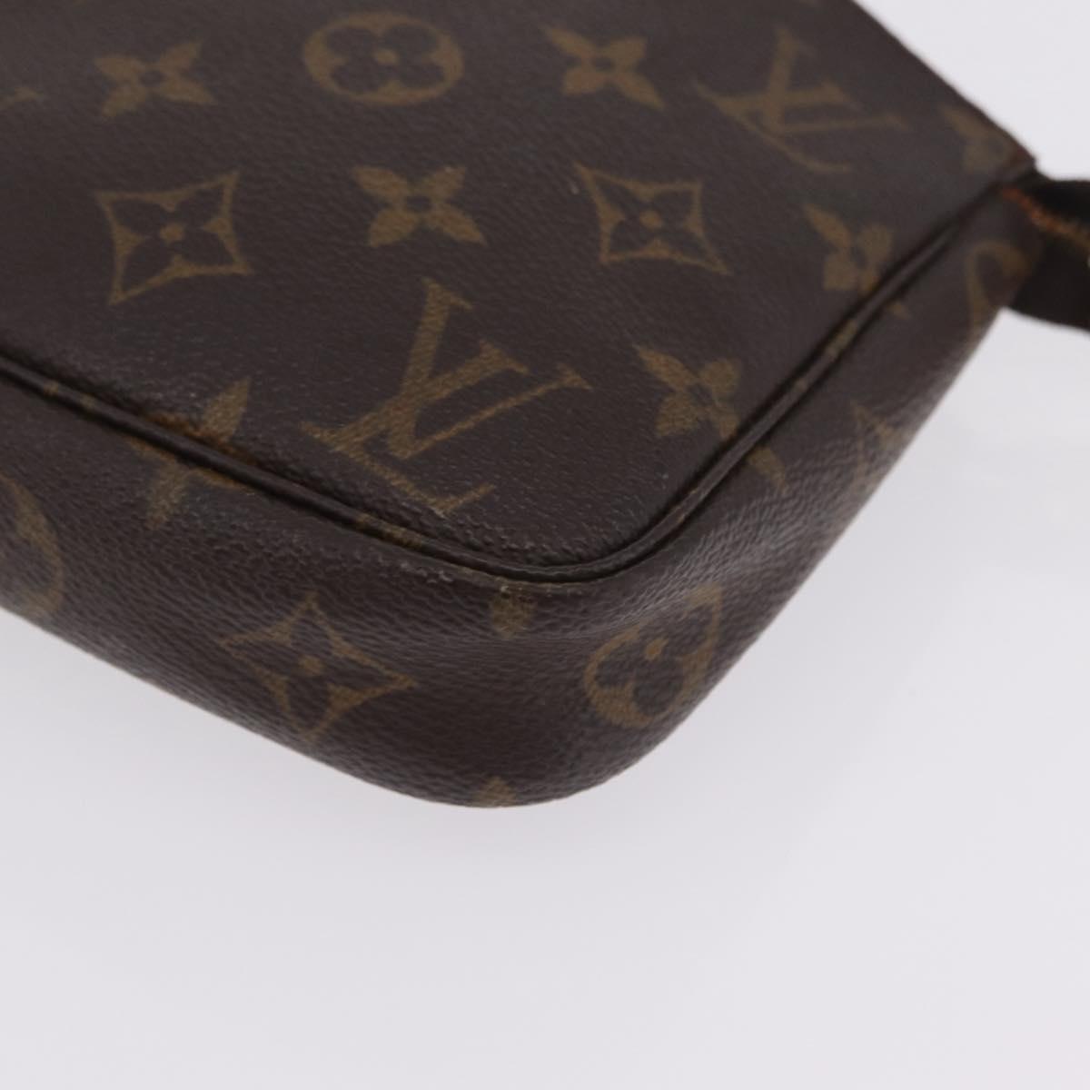 LOUIS VUITTON Monogram Mini Pochette Accessoires Pouch N41667 LV Auth 210104