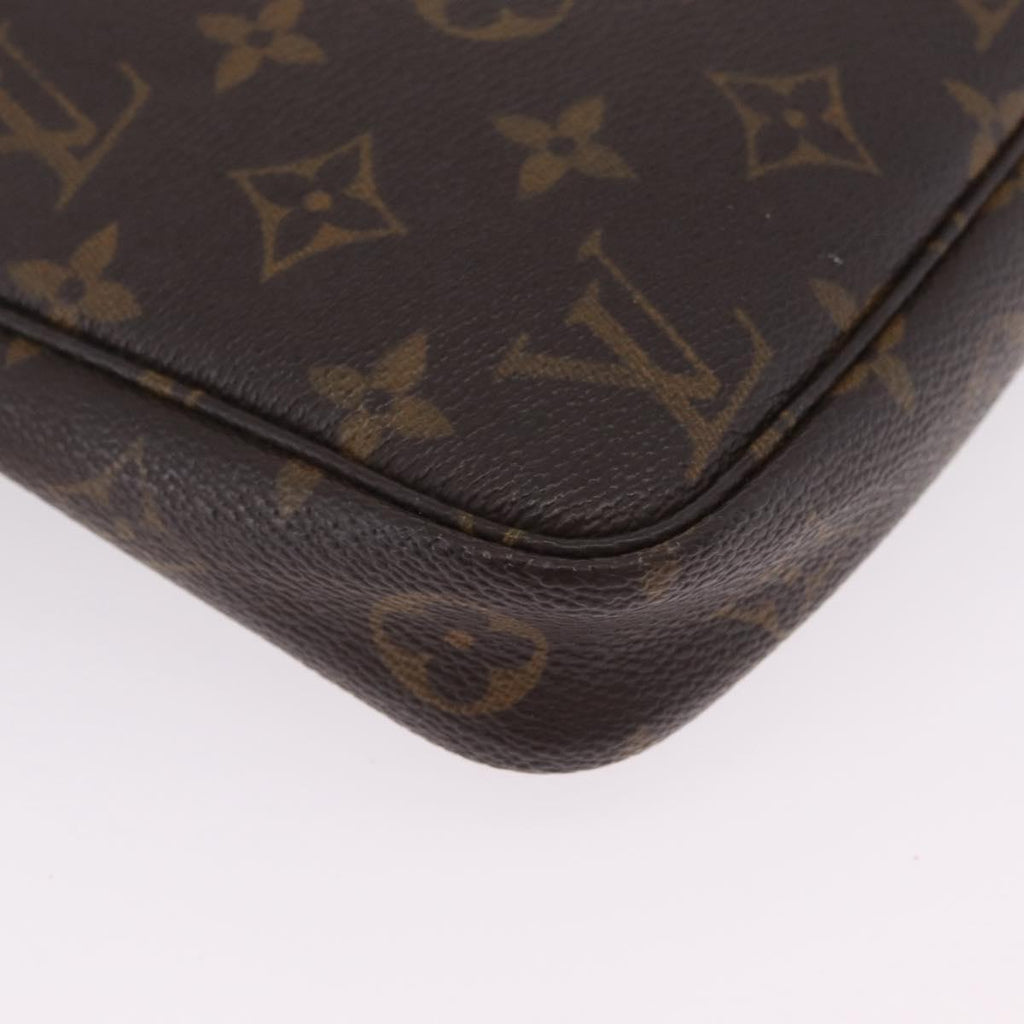 LOUIS VUITTON Monogram Mini Pochette Accessoires Pouch N41667 LV Auth 210104