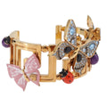 VERSACE Bangle Bracelet metal Gold Tone Auth 210115M