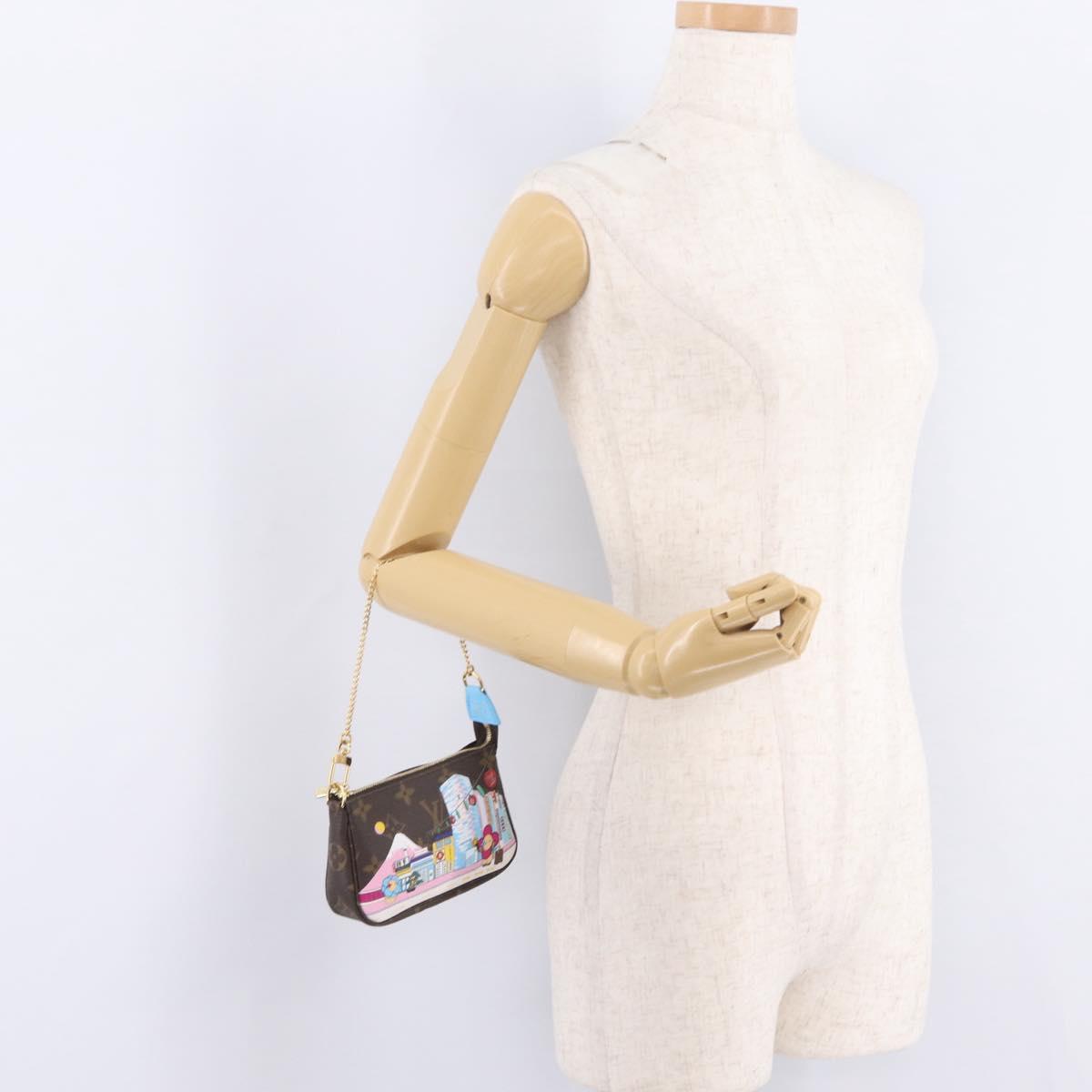 LOUIS VUITTON Vivienne Mini Pochette Accessoires Pouch M81637 LV Auth 210260SM