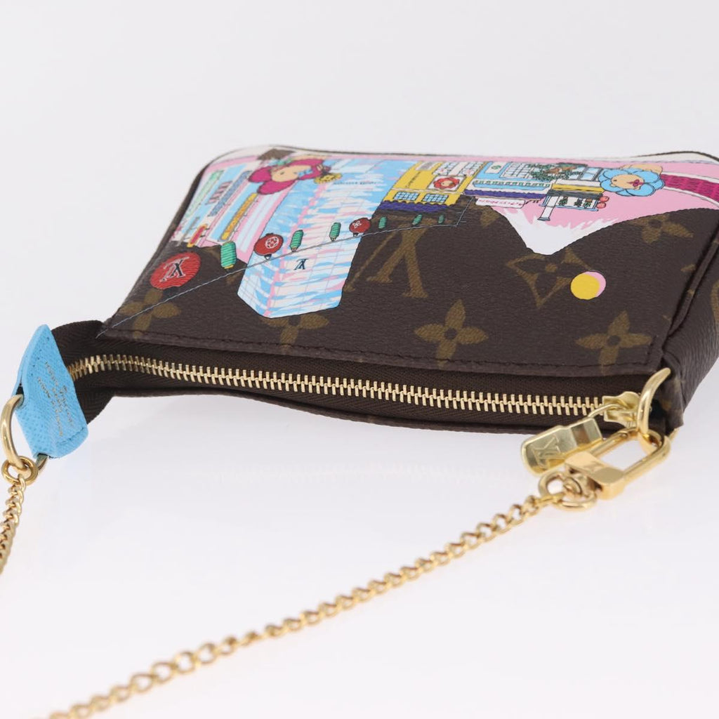 LOUIS VUITTON Vivienne Mini Pochette Accessoires Pouch M81637 LV Auth 210260SM