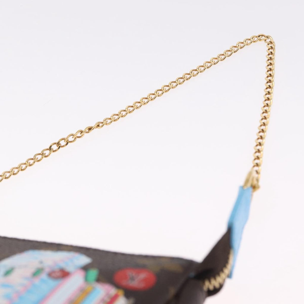 LOUIS VUITTON Vivienne Mini Pochette Accessoires Pouch M81637 LV Auth 210260SM
