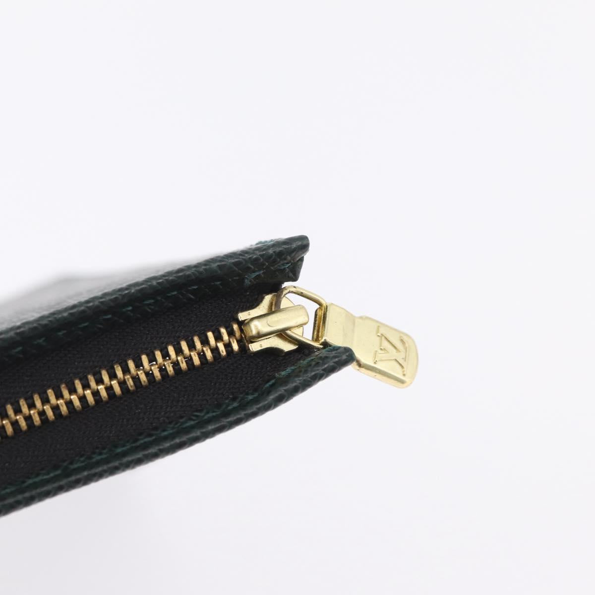 LOUIS VUITTON Taiga Poche Toilette 26 Pouch Epicea LV Auth 210309
