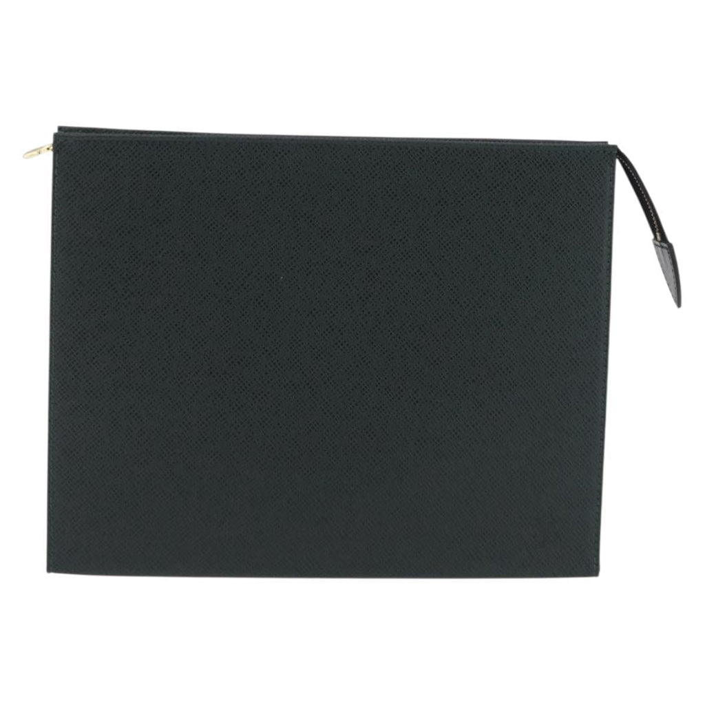 LOUIS VUITTON Taiga Poche Toilette 26 Pouch Epicea LV Auth 210309