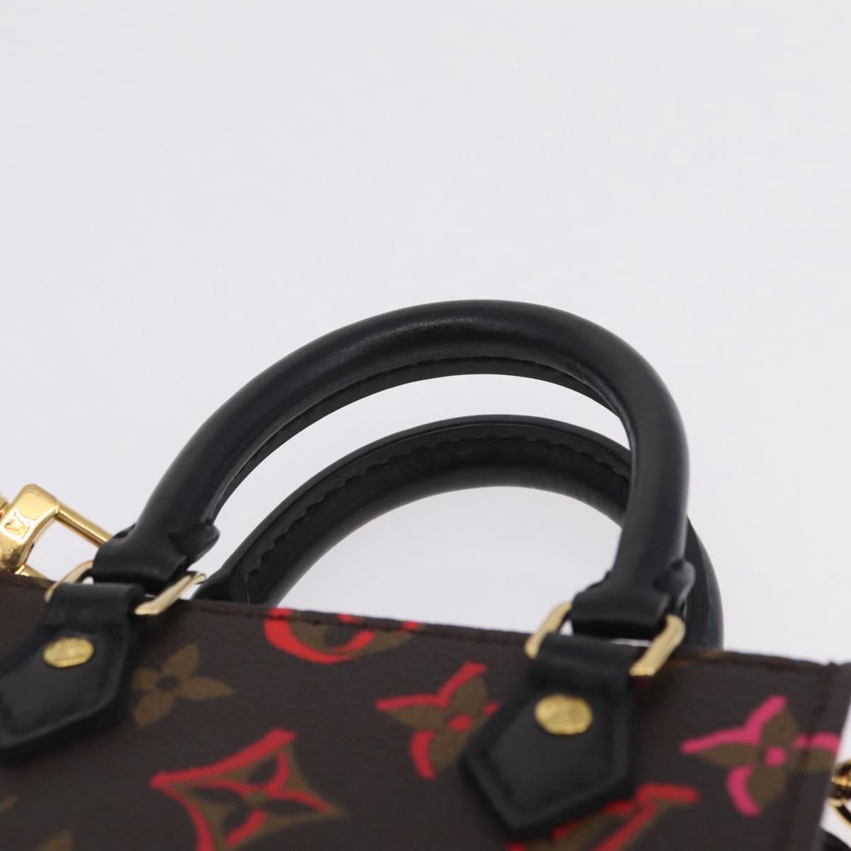 LOUIS VUITTON Monogram Fall in Love Petit Sac Plat 2way M80839 Auth 210364SAM