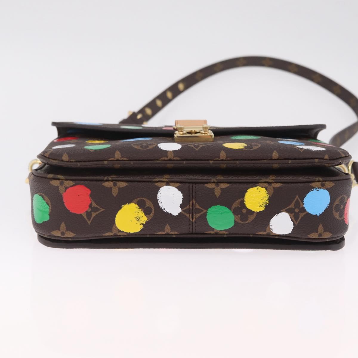 LOUIS VUITTON Monogram LVxYK Pochette Metis MM Hand Bag M46384 LV Auth 210366SAM