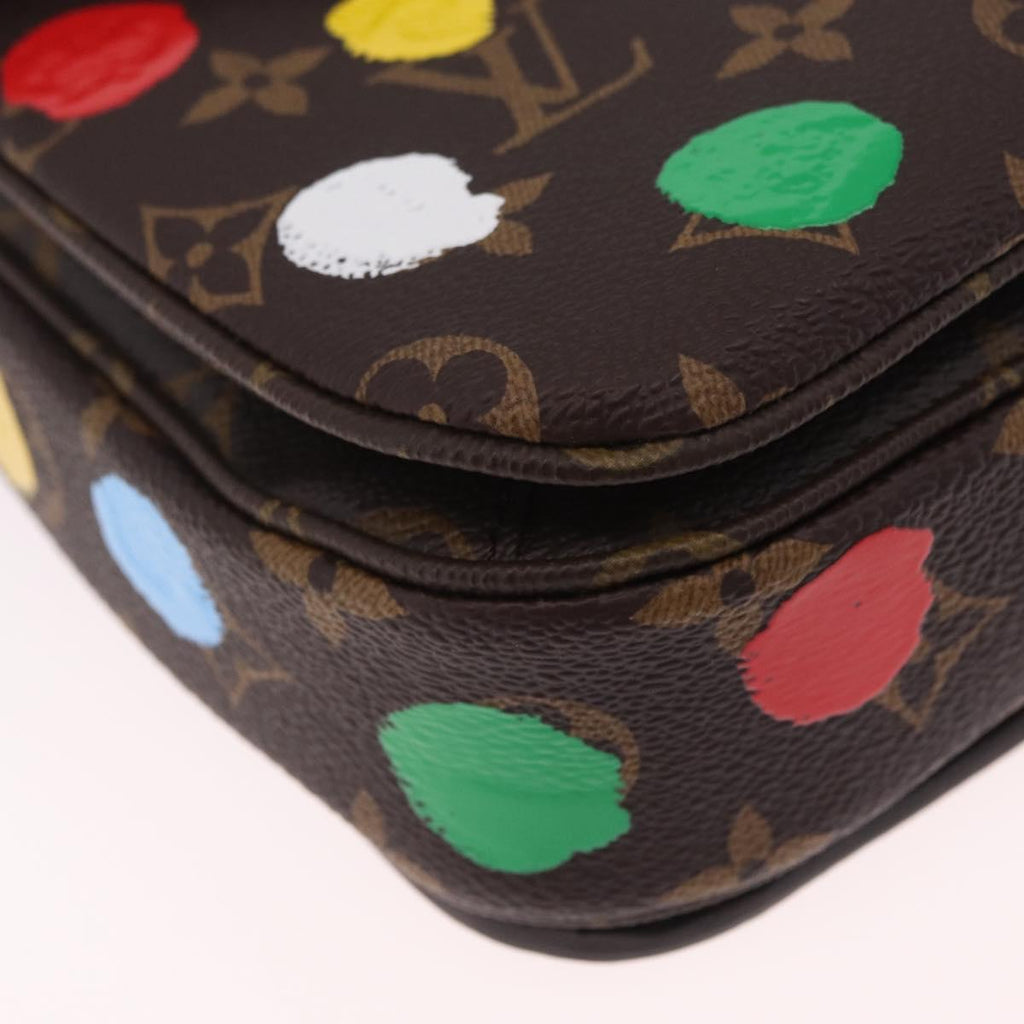 LOUIS VUITTON Monogram LVxYK Pochette Metis MM Hand Bag M46384 LV Auth 210366SAM