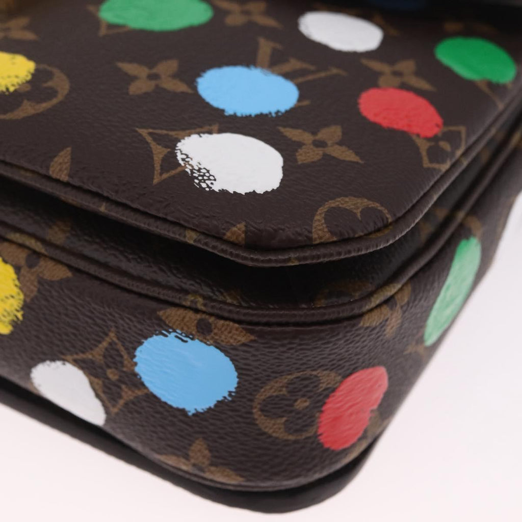 LOUIS VUITTON Monogram LVxYK Pochette Metis MM Hand Bag M46384 LV Auth 210366SAM