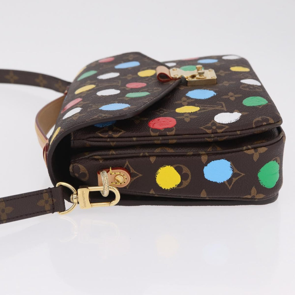 LOUIS VUITTON Monogram LVxYK Pochette Metis MM Hand Bag M46384 LV Auth 210366SAM