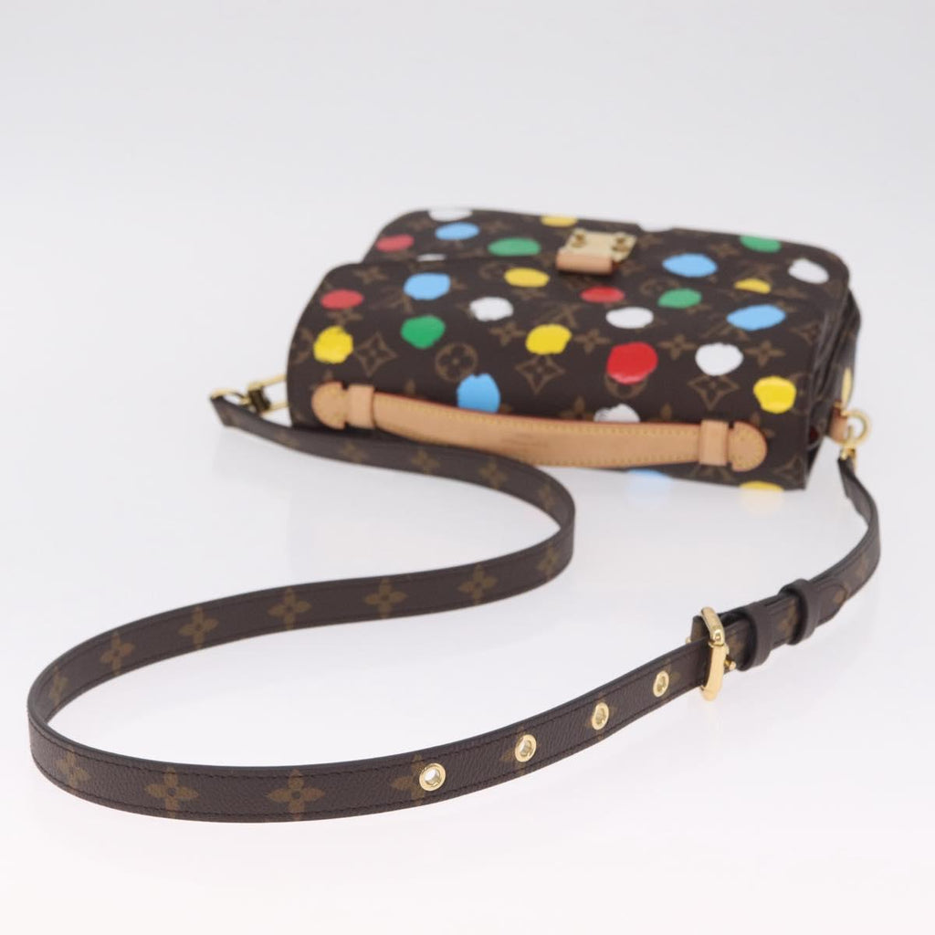 LOUIS VUITTON Monogram LVxYK Pochette Metis MM Hand Bag M46384 LV Auth 210366SAM