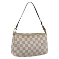 LOUIS VUITTON Damier Azur Pochette Accessoires Pouch N51986 LV Auth 210369