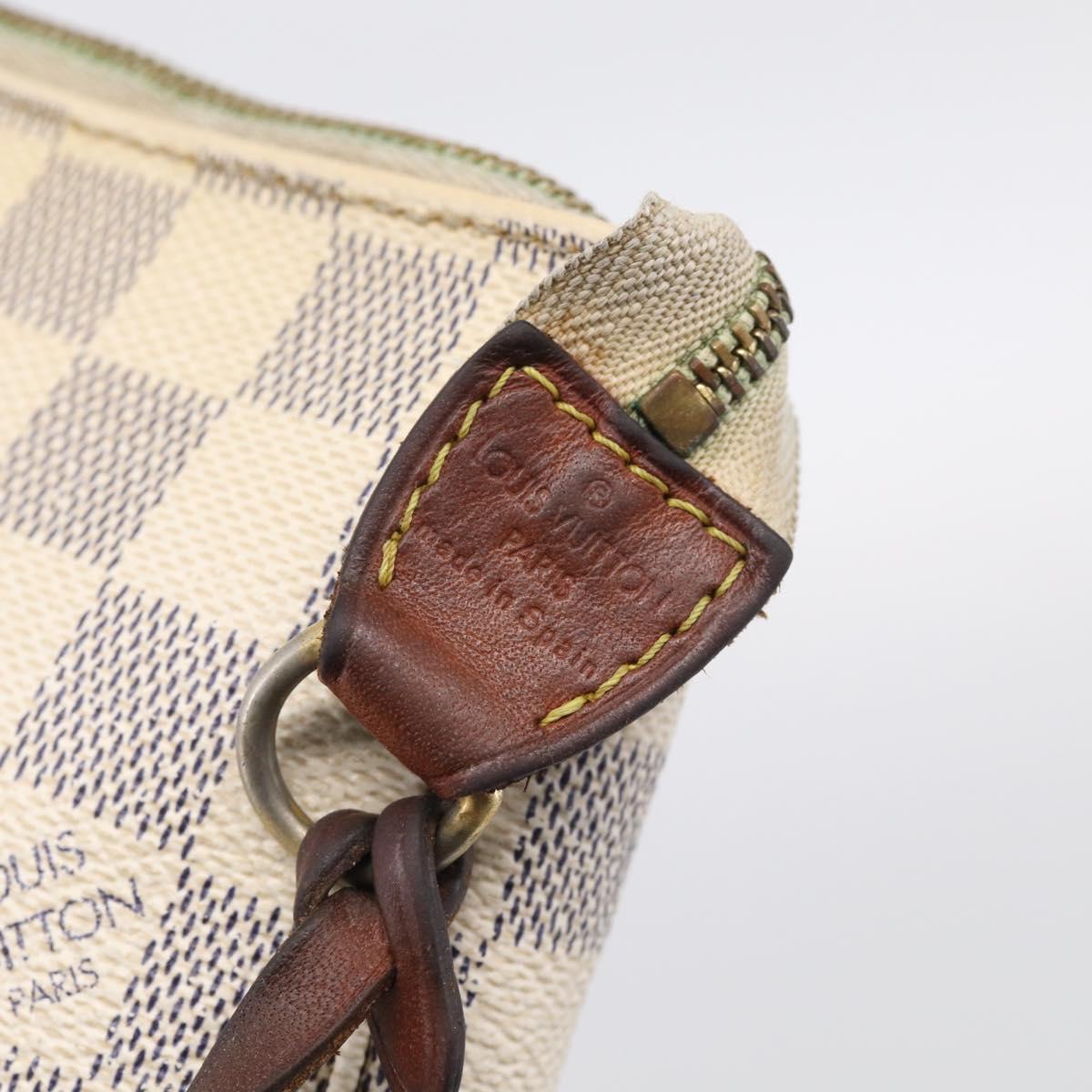 LOUIS VUITTON Damier Azur Pochette Accessoires Pouch N51986 LV Auth 210369