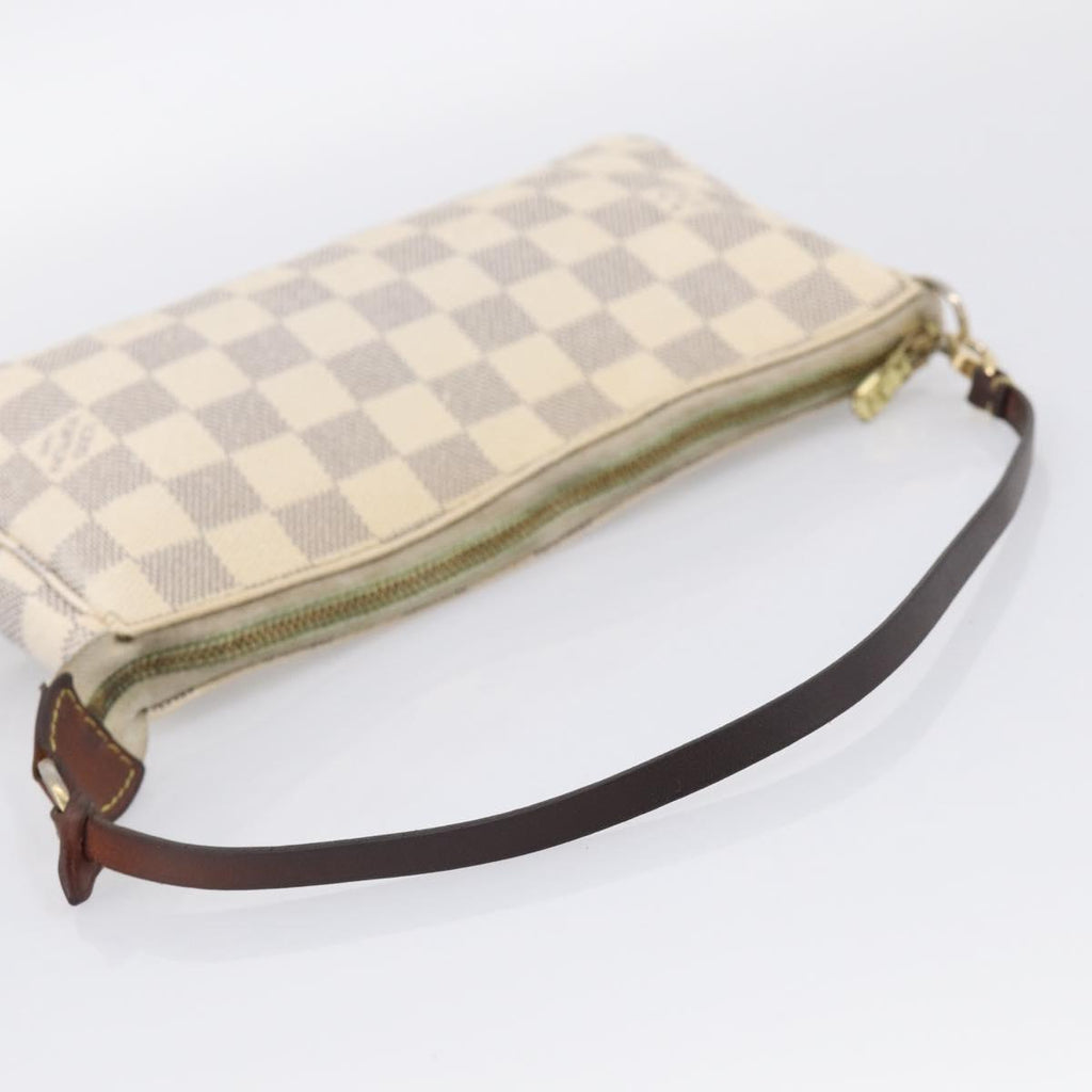 LOUIS VUITTON Damier Azur Pochette Accessoires Pouch N51986 LV Auth 210369