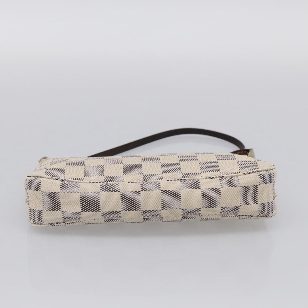 LOUIS VUITTON Damier Azur Pochette Accessoires Pouch N51986 LV Auth 210369