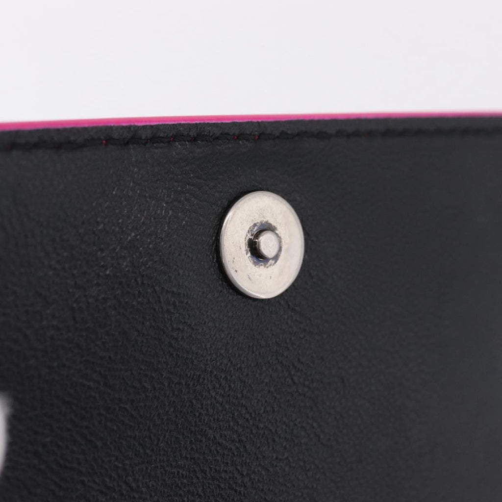 Balenciaga Sharp Shoulder Bag Leather Pink Silver 594988 Auth 210691M