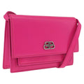 Balenciaga Sharp Shoulder Bag Leather Pink Silver 594988 Auth 210691M