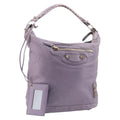 Balenciaga Giant Day Shoulder Bag Leather Purple Gold 285437 Auth 210764V