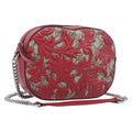 GUCCI GG Supreme Chain Shoulder Bag PVC Beige Silver 409535 Auth 210815V