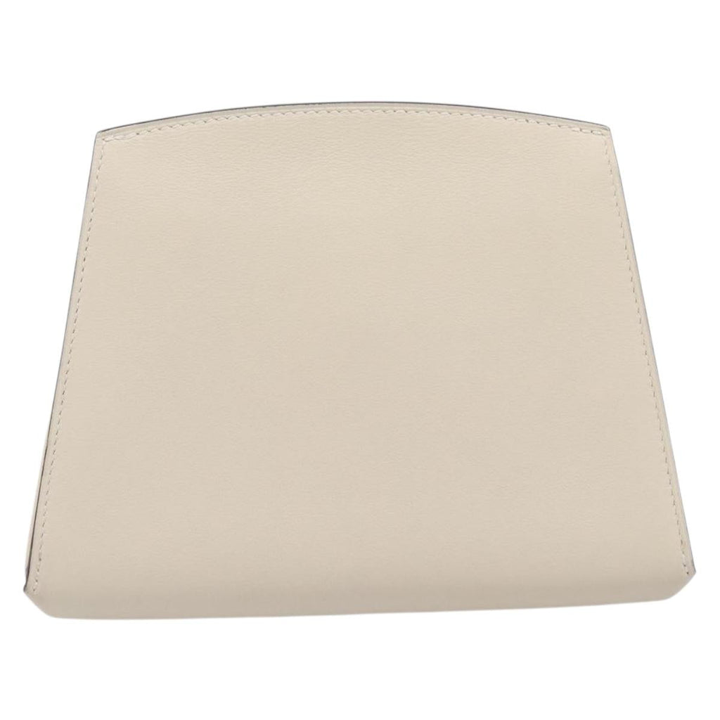 HERMES Tutti Frutti Pouch Leather Ivory Auth 210818SAM