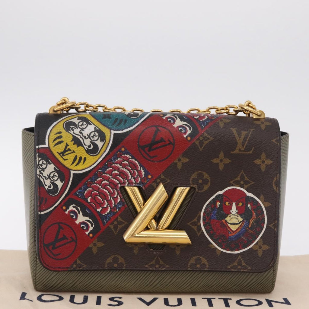 LOUIS VUITTON Kabuki Yamamoto Hirosai Twist MM Bag M67270 LV Auth 210825M