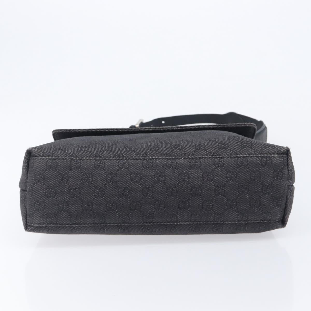 GUCCI GG Canvas Shoulder Bag Outlet Black 272351 Auth 210829A