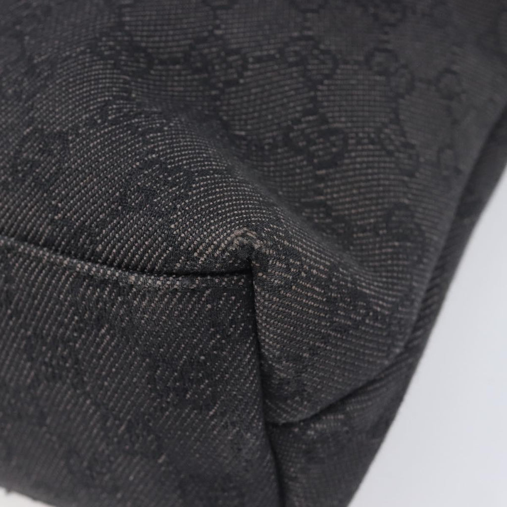 GUCCI GG Canvas Shoulder Bag Outlet Black 272351 Auth 210829A