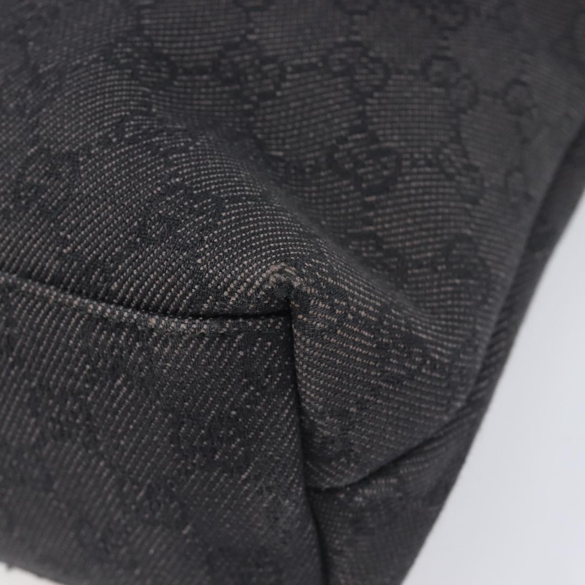 GUCCI GG Canvas Shoulder Bag Outlet Black 272351 Auth 210829A