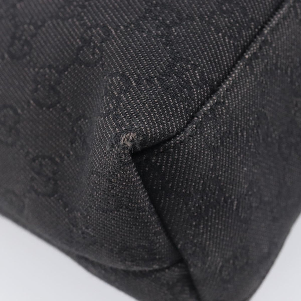 GUCCI GG Canvas Shoulder Bag Outlet Black 272351 Auth 210829A